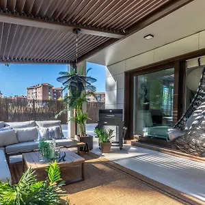 Akomodat En Precioso Y Moderno Con Jardin Y Parking Getxo